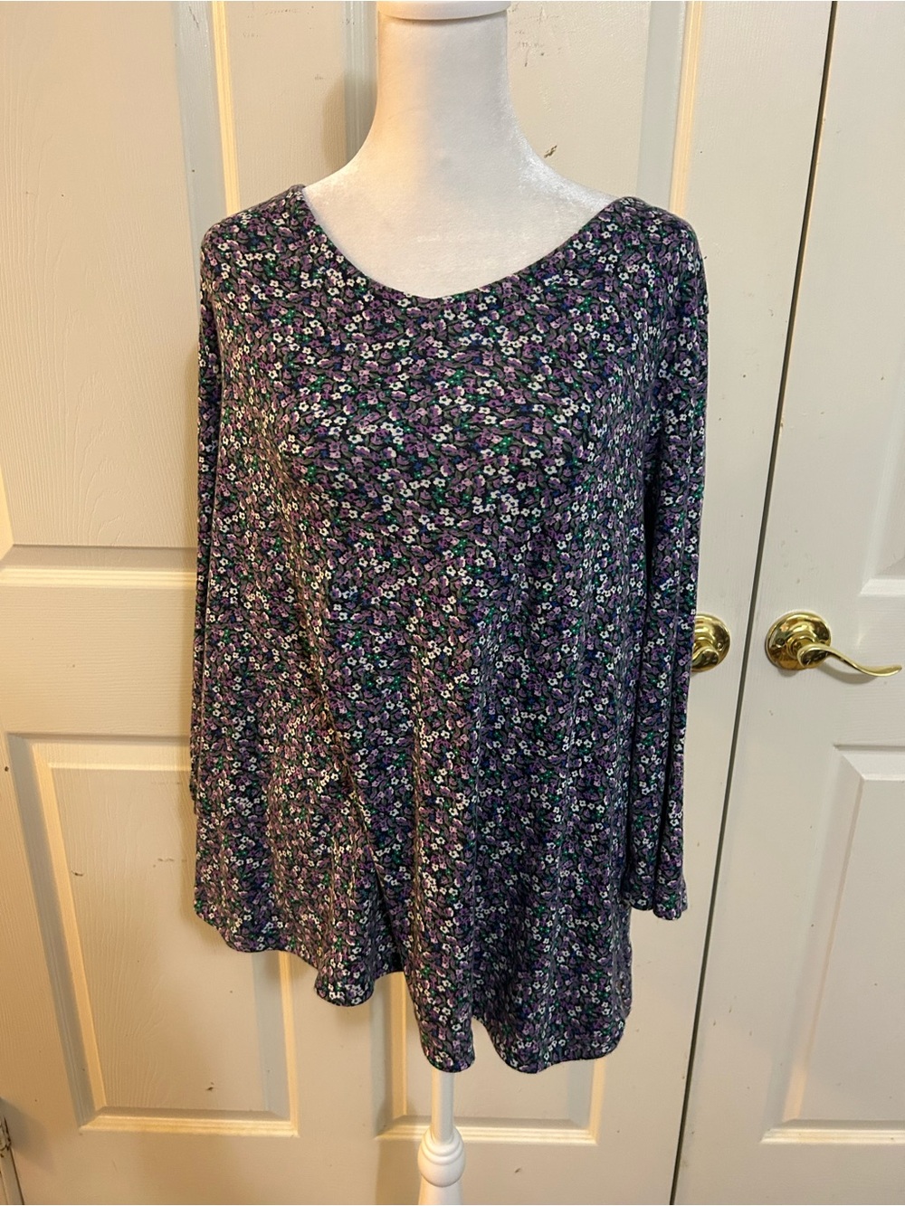 J. Jill Pima 3/4 Sleeve Tee, 2X